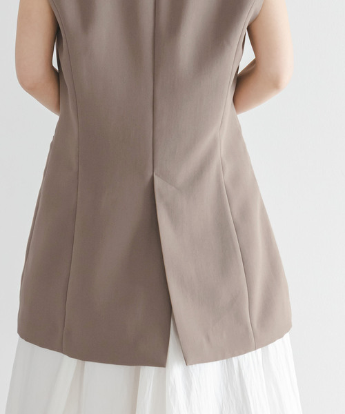 Noble(ノーブル)の「Vカラーナロージレ(ベスト・レディース・ネイビー/モカ・38/36)」の16枚目の写真