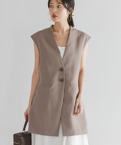 Noble(ノーブル)の「Vカラーナロージレ(ベスト・レディース・ネイビー/モカ・38/36)」の19枚目の写真