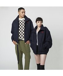 ATHPLATFORM（アスプラットフォーム）の「AU32JO09 ハイネックフルジップジャケット_ネイビー（その他アウター）」