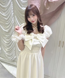 one way（ワンウェイ）の「リボンオフショルワンピース（ワンピース）」