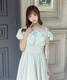 one way（ワンウェイ）の「リボンオフショルワンピース（ワンピース）」