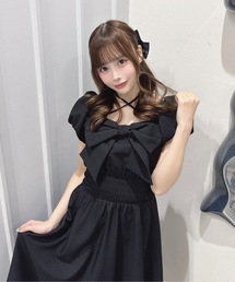 one way | リボンオフショルワンピース(ワンピース)