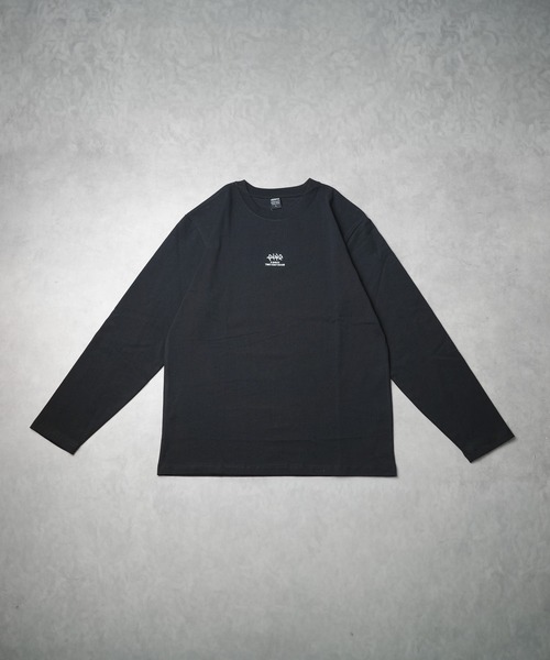 B.I.D.(ビーアイディー)の「《刺繍ロングスリーブTシャツ(ロゴ刺繍)》(Tシャツ/カットソー・メンズ・チャコールグレー/ホワイト/ブラック・MEDIUM)」の2枚目の写真