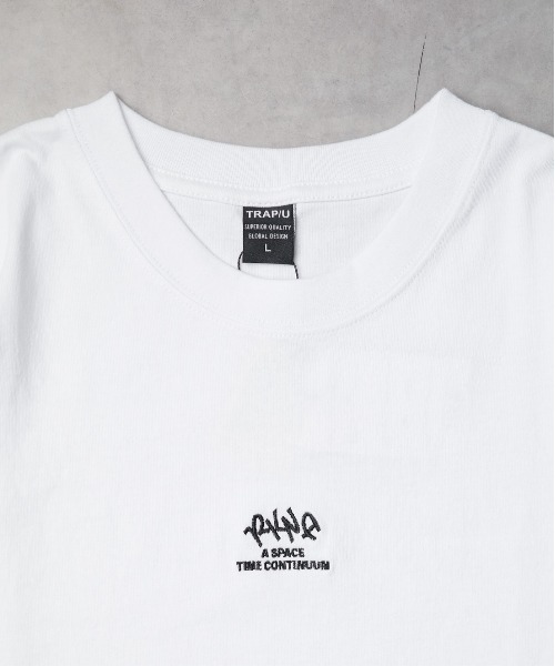 B.I.D.(ビーアイディー)の「《刺繍ロングスリーブTシャツ(ロゴ刺繍)》(Tシャツ/カットソー・メンズ・チャコールグレー/ホワイト/ブラック・MEDIUM)」の8枚目の写真