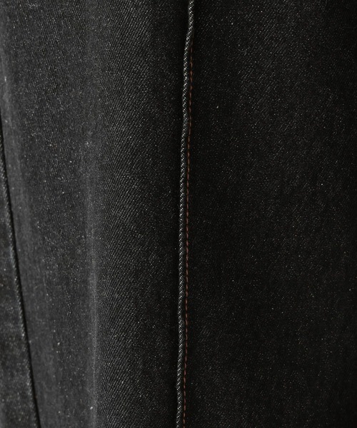 RAGEBLUE（レイジブルー）の「ステッチデザイン/ピンタックデニムパンツ/セットアップ対応（デニムパンツ・レディース・ブラック/ブルー・FREE）」の11枚目の写真