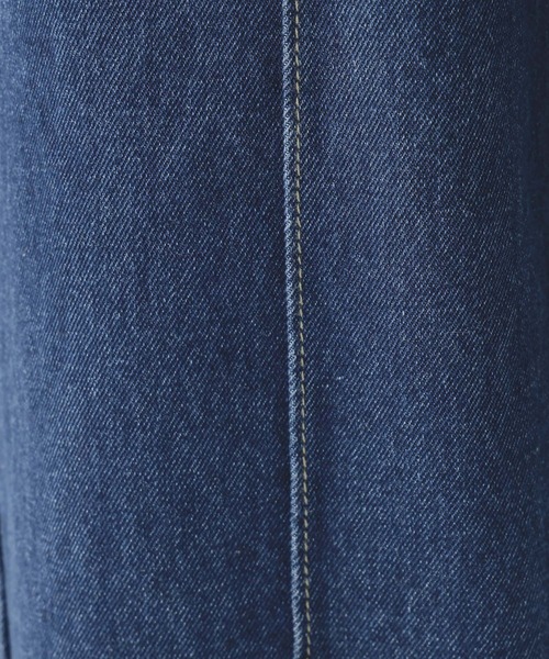 RAGEBLUE（レイジブルー）の「ステッチデザイン/ピンタックデニムパンツ/セットアップ対応（デニムパンツ・レディース・ブラック/ブルー・FREE）」の12枚目の写真