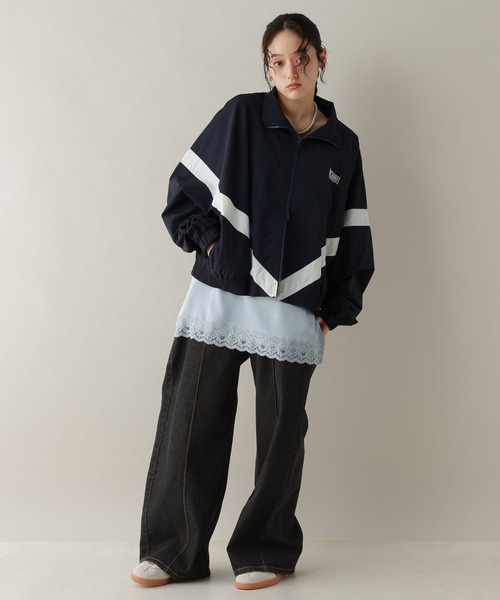 RAGEBLUE（レイジブルー）の「ステッチデザイン/ピンタックデニムパンツ/セットアップ対応（デニムパンツ・レディース・ブラック/ブルー・FREE）」の14枚目の写真