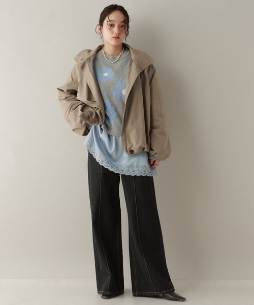 RAGEBLUE（レイジブルー）の「ステッチデザイン/ピンタックデニムパンツ/セットアップ対応（デニムパンツ・レディース・ブラック/ブルー・FREE）」の15枚目の写真