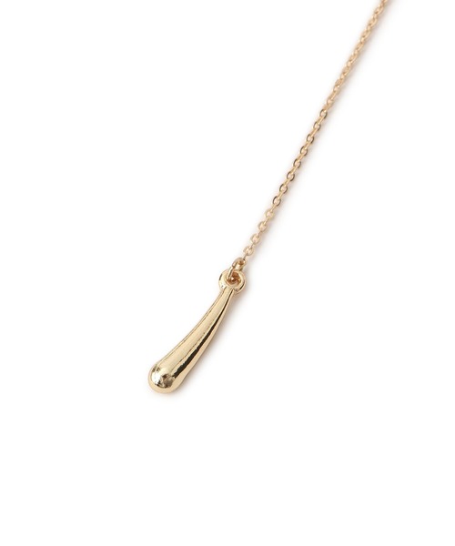 VIS（ビス）の「ハートポイントチェーンYネックレス（ネックレス・レディース・シルバー/ゴールド・FREE）」の4枚目の写真