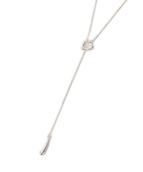 VIS（ビス）の「ハートポイントチェーンYネックレス（ネックレス・レディース・シルバー/ゴールド・FREE）」の18枚目の写真