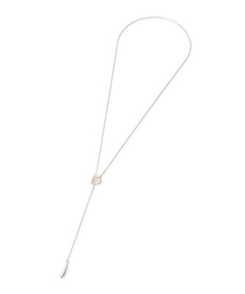 VIS（ビス）の「ハートポイントチェーンYネックレス（ネックレス・レディース・シルバー/ゴールド・FREE）」の17枚目の写真