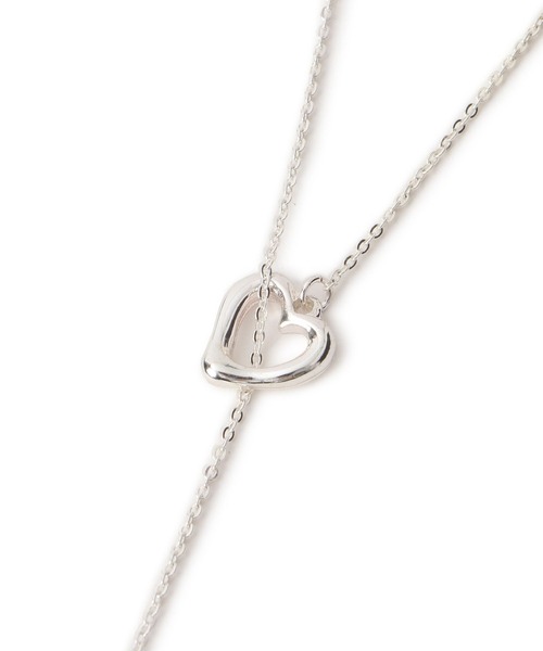 VIS（ビス）の「ハートポイントチェーンYネックレス（ネックレス・レディース・シルバー/ゴールド・FREE）」の15枚目の写真