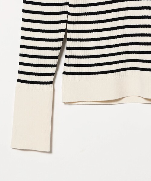 EFFE BEAMS（エッフェビームス）の「3D_BD_RIB_JESSIC（ニット/セーター・レディース・オフホワイト・ONE SIZE）」の4枚目の写真