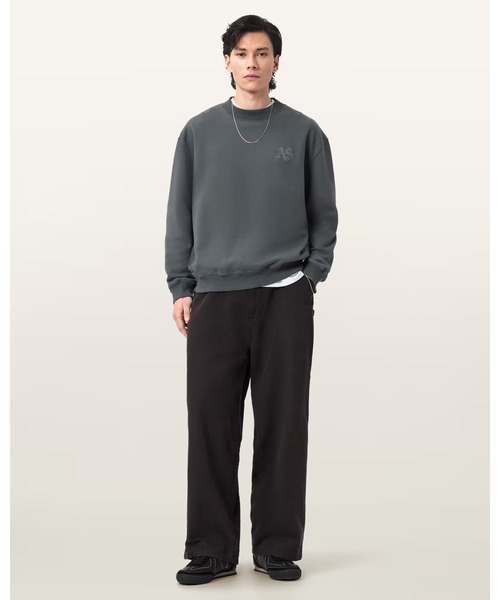 ALLSAINTS(オールセインツ)の「ICON OVERSIZED CREW NECK SWEATSHIRT | ICON オーバーサイズ クルー ネック スウェットシャツ(スウェット・メンズ・ブルー系その他・XS/S/M/L)」の3枚目の写真