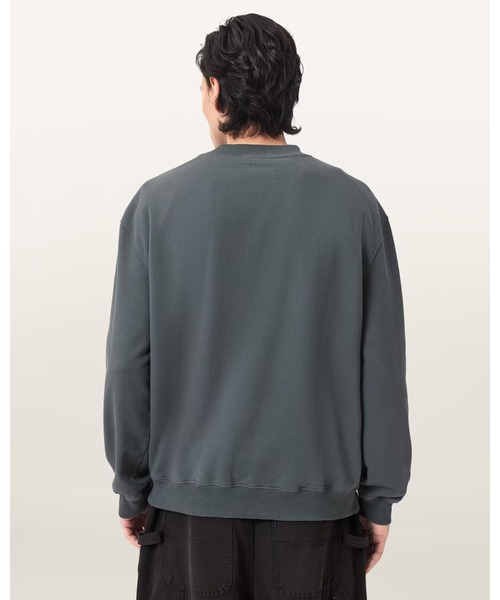 ALLSAINTS(オールセインツ)の「ICON OVERSIZED CREW NECK SWEATSHIRT | ICON オーバーサイズ クルー ネック スウェットシャツ(スウェット・メンズ・ブルー系その他・XS/S/M/L)」の4枚目の写真