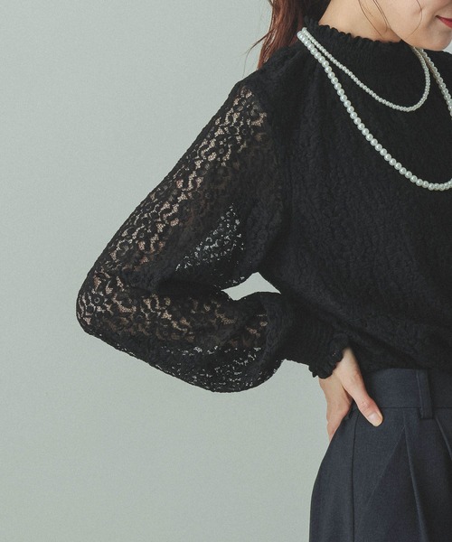 GLOBAL WORK(グローバルワーク)の「MATINEE LINE/アソートシャーリングブラウス/632551(シャツ/ブラウス・レディース・ブラック/ライトベージュ/その他/ホワイト系その他2・LARGE/MEDIUM)」の10枚目の写真