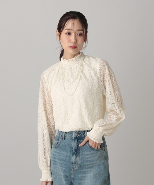 GLOBAL WORK(グローバルワーク)の「MATINEE LINE/アソートシャーリングブラウス/632551(シャツ/ブラウス・レディース・ブラック/ライトベージュ/その他/ホワイト系その他2・LARGE/MEDIUM)」の15枚目の写真