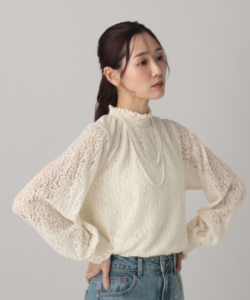 GLOBAL WORK(グローバルワーク)の「MATINEE LINE/アソートシャーリングブラウス/632551(シャツ/ブラウス・レディース・ブラック/ライトベージュ/その他/ホワイト系その他2・LARGE/MEDIUM)」の16枚目の写真