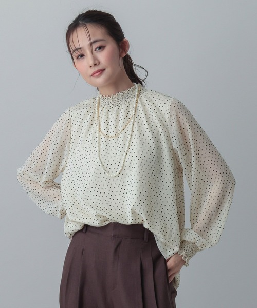 新品、未使用アパルトモンシャーリングブラウス STYLEMIXER | シャーリングブラウス (シャツ・ブラウス ) |SHEL'TTER