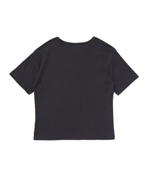 CARGOBROS FOR WOMAN(カーゴブロスフォーウィメン)の「ドットロゴショート半袖Tシャツ(チャコール)(Tシャツ/カットソー・レディース・その他・FREE)」の2枚目の写真