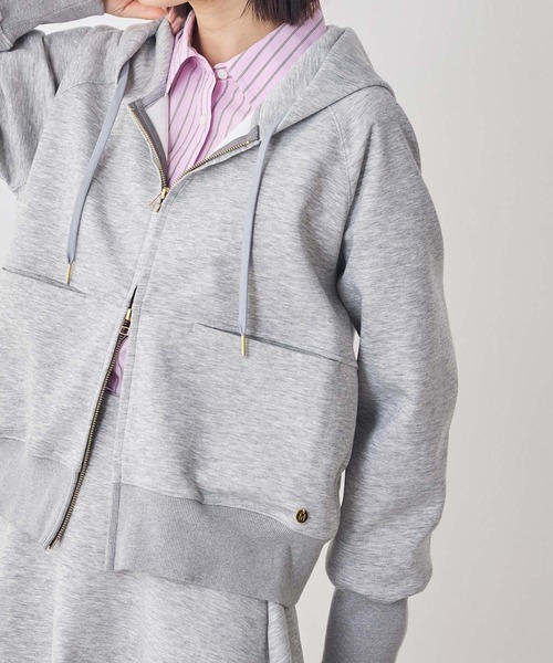 Gready Brilliant（グレディブリリアン）の「ダンボールジップパーカー（Tシャツ/カットソー・レディース・トップグレー/オフホワイト・FREE）」の20枚目の写真