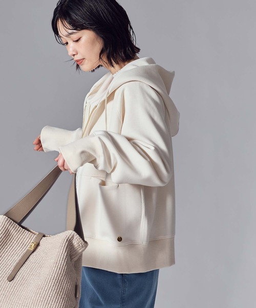 Gready Brilliant（グレディブリリアン）の「ダンボールジップパーカー（Tシャツ/カットソー・レディース・トップグレー/オフホワイト・FREE）」の8枚目の写真