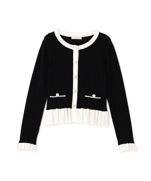 PROPORTION BODY DRESSING(プロポーションボディドレッシング)の「<ウォッシャブル/UV>ボタン付きペプラムニット / 1216170209(ニット/セーター・レディース・ホワイト系その他/グレー/ブラック・MEDIUM/SMALL)」の4枚目の写真