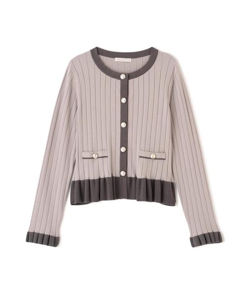 PROPORTION BODY DRESSING(プロポーションボディドレッシング)の「<ウォッシャブル/UV>ボタン付きペプラムニット / 1216170209(ニット/セーター・レディース・ホワイト系その他/グレー/ブラック・MEDIUM/SMALL)」の21枚目の写真