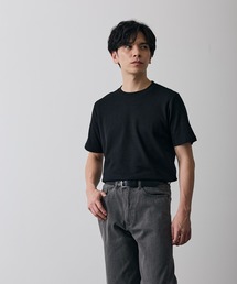 ワッフル クルー ネック 半袖Tシャツ