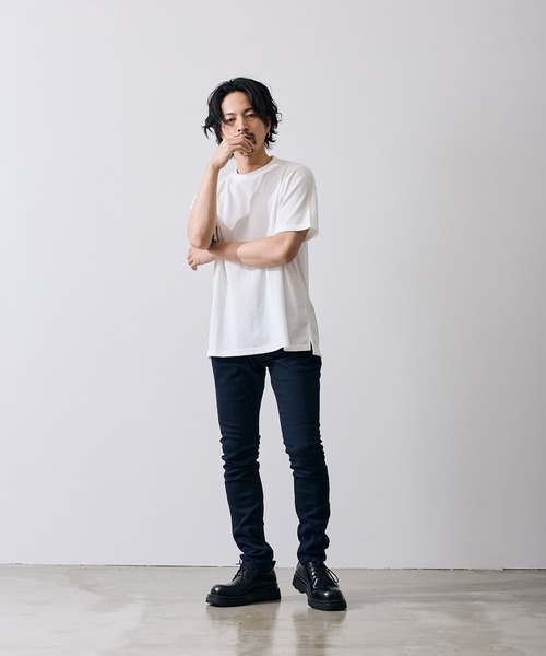 improves(インプローブス)の「ワッフル クルー ネック 半袖Tシャツ(Tシャツ/カットソー・メンズ・ブラック/杢グレー/ホワイト・MEDIUM/LARGE/X-LARGE/SMALL)」の11枚目の写真