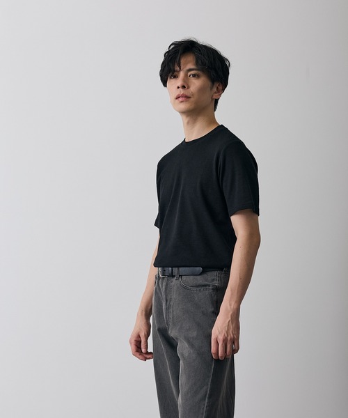 improves(インプローブス)の「ワッフル クルー ネック 半袖Tシャツ(Tシャツ/カットソー・メンズ・ブラック/杢グレー/ホワイト・MEDIUM/LARGE/X-LARGE/SMALL)」の22枚目の写真