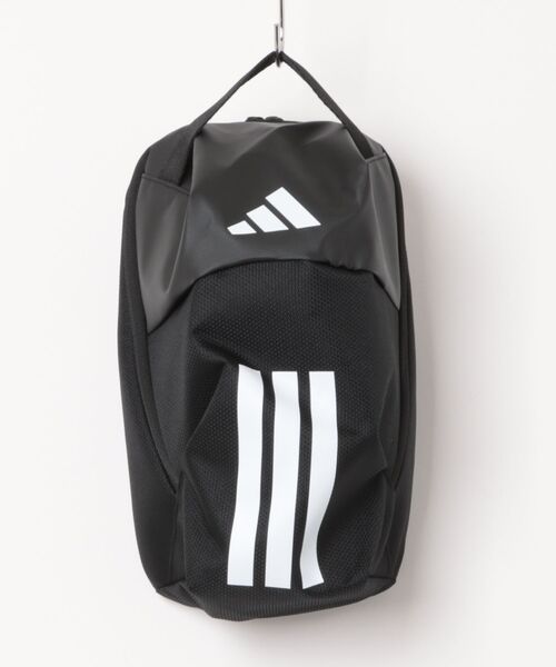 adidas(アディダス)の「《adidas》イーピーエスシューズバッグ(エコバッグ/サブバッグ・メンズ・ダークブルー/ブラック×ホワイト・L/M)」の1枚目の写真
