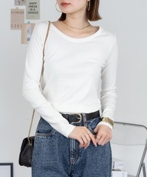 aity（アイティ）の「M-4L コットンフライスロングスリーブ カットソー（Tシャツ/カットソー）」