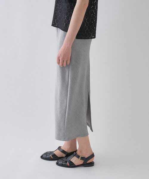 cloenc(クロエンス)の「【セットアップ/接触冷感/マシンウォッシュ】リネンライクシャークスカート(スカート・レディース・ベージュ系その他6/ライトグレー系3/ブラウン系4・03/02/01)」の18枚目の写真