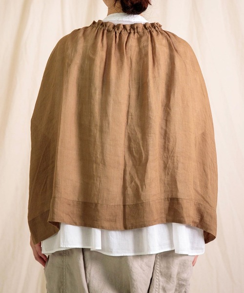 Brocante（ブロカント）の「[Brocante / ブロカント] ラミーポプリン カプシャツ（シャツ/ブラウス・レディース・ブラック/ネイビー/モカ・2）」の20枚目の写真