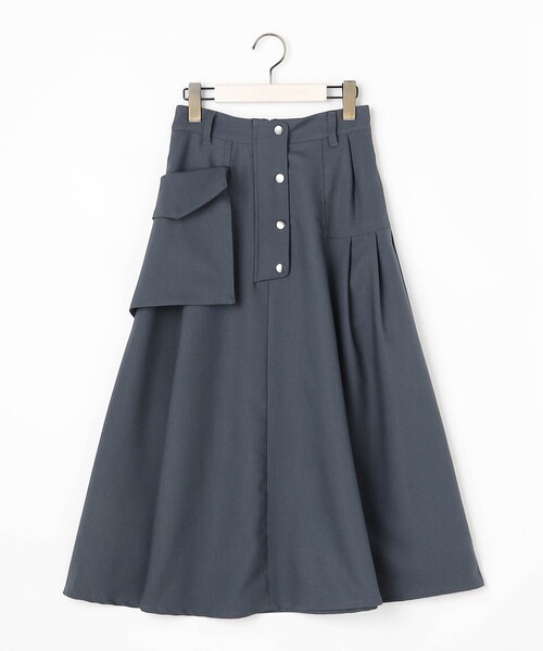 NICOLE CLUB（ニコル クラブ）の「タブデザインスカート（スカート