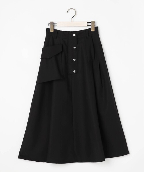 NICOLE CLUB（ニコル クラブ）の「タブデザインスカート（スカート