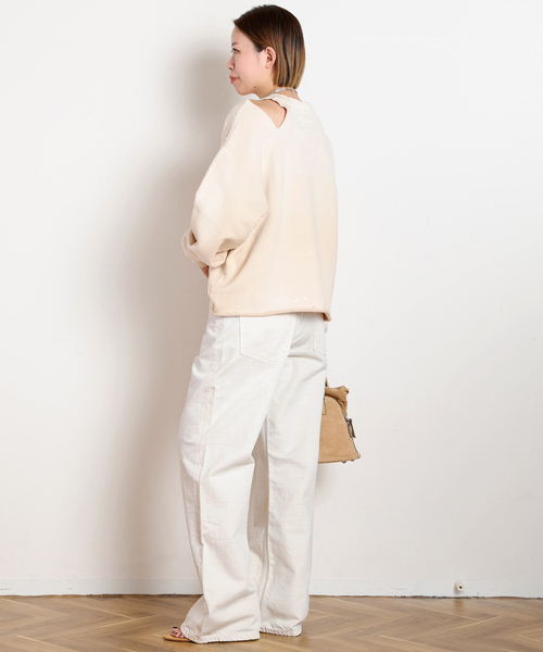 AP STUDIO（エーピーストゥディオ）の「【HAIKURE/ハイクル】KOREA White（デニムパンツ・レディース・ホワイト・25/24/27/26）」の5枚目の写真