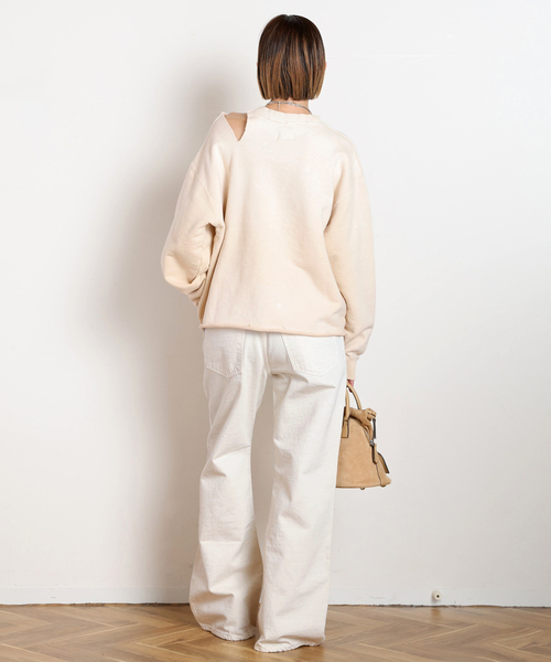 AP STUDIO（エーピーストゥディオ）の「【HAIKURE/ハイクル】KOREA White（デニムパンツ・レディース・ホワイト・25/24/27/26）」の6枚目の写真