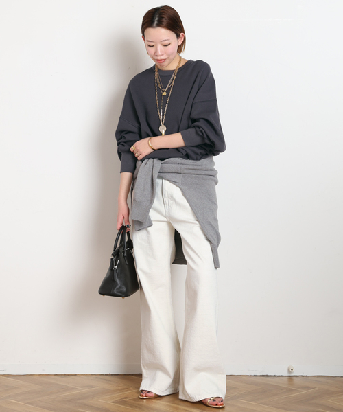 AP STUDIO（エーピーストゥディオ）の「【HAIKURE/ハイクル】KOREA White（デニムパンツ・レディース・ホワイト・25/24/27/26）」の8枚目の写真