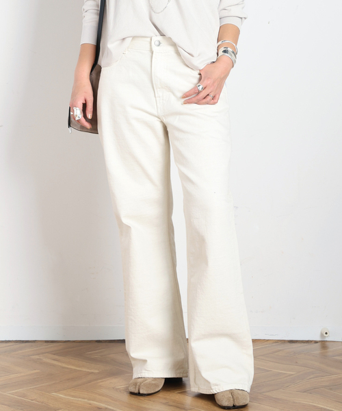 AP STUDIO（エーピーストゥディオ）の「【HAIKURE/ハイクル】KOREA White（デニムパンツ・レディース・ホワイト・25/24/27/26）」の11枚目の写真