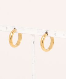 【チャイハネ】プチステンレスゴールドフープピアス