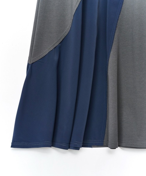 AULA AILA（アウラアイラ）の「スラントスイッチングワンピース（ワンピース・レディース・ブラウン/チャコールグレー/ブラック・0）」の20枚目の写真