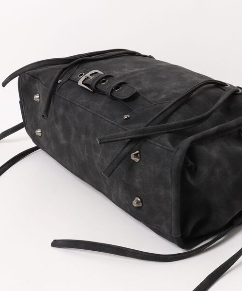 Chikashitsu +(チカシツプラス)の「【Chikashitsu +】vintage string belt shoulder bag / 【チカシツプラス】ビンテージ紐付きベルトショルダーバッグ(ショルダーバッグ・メンズ・グレー/ブラック/ブラウン・ONE SIZE)」の5枚目の写真