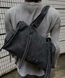 Chikashitsu +（チカシツプラス）の「【Chikashitsu +】vintage string belt shoulder bag / 【チカシツプラス】ビンテージ紐付きベルトショルダーバッグ（ショルダーバッグ）」