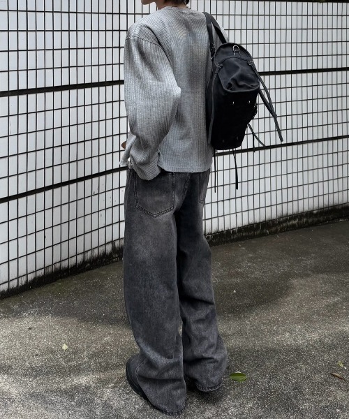 Chikashitsu +(チカシツプラス)の「【Chikashitsu +】vintage string belt shoulder bag / 【チカシツプラス】ビンテージ紐付きベルトショルダーバッグ(ショルダーバッグ・メンズ・グレー/ブラック/ブラウン・ONE SIZE)」の13枚目の写真
