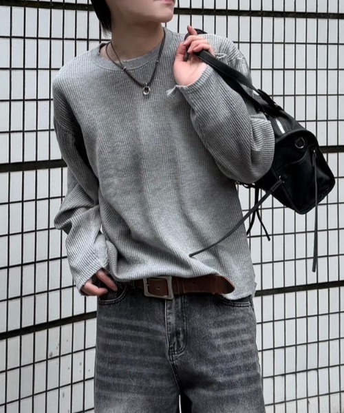 Chikashitsu +(チカシツプラス)の「【Chikashitsu +】vintage string belt shoulder bag / 【チカシツプラス】ビンテージ紐付きベルトショルダーバッグ(ショルダーバッグ・メンズ・グレー/ブラック/ブラウン・ONE SIZE)」の12枚目の写真