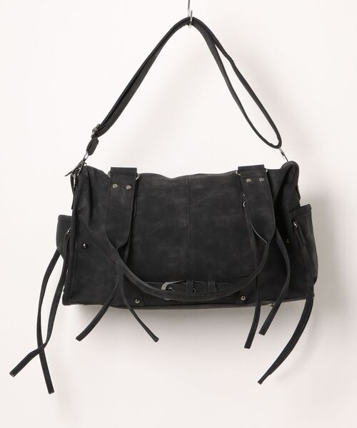 Chikashitsu +(チカシツプラス)の「【Chikashitsu +】vintage string belt shoulder bag / 【チカシツプラス】ビンテージ紐付きベルトショルダーバッグ(ショルダーバッグ・メンズ・グレー/ブラック/ブラウン・ONE SIZE)」の15枚目の写真