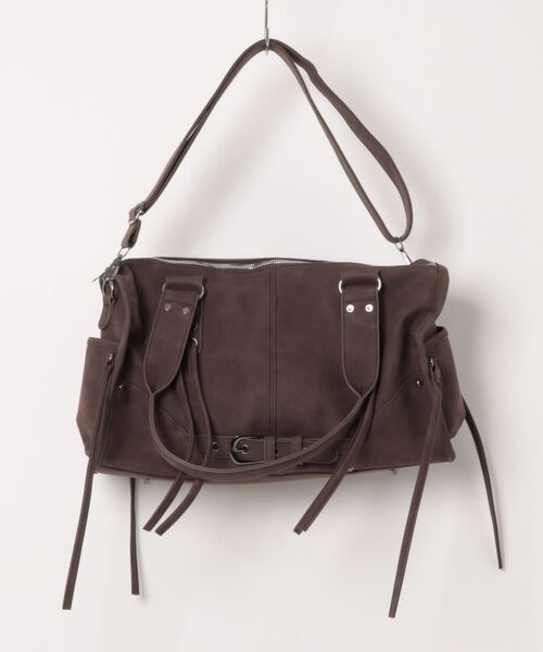Chikashitsu +(チカシツプラス)の「【Chikashitsu +】vintage string belt shoulder bag / 【チカシツプラス】ビンテージ紐付きベルトショルダーバッグ(ショルダーバッグ・メンズ・グレー/ブラック/ブラウン・ONE SIZE)」の21枚目の写真