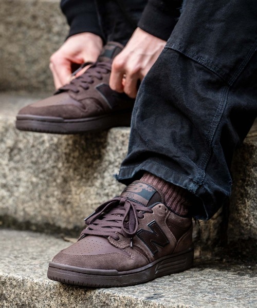 NEW BALANCE(ニューバランス)の「new balance numeric ニューバランス ヌメリック UN480(スニーカー・メンズ・チョコ/アイボリー/ベージュ・28.0cm/27.0cm/26.0cm/24.5cm/24.0cm/23.5cm/23.0cm/27.5cm/26.5cm/25.0cm)」の1枚目の写真